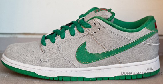 Nike Sb Dunk Low Matte Silver Green Summer 2012 1