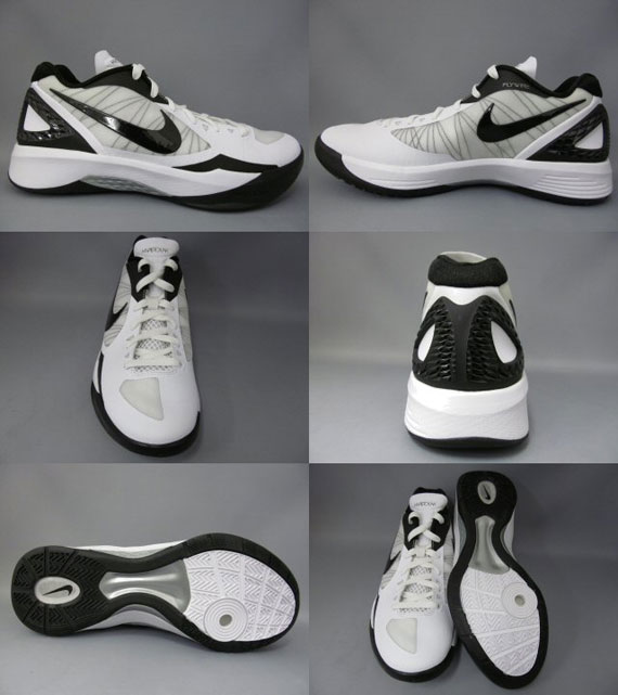 Nike Zoom Hyperdunk 2011 White Black 2