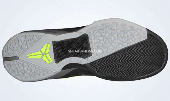 Nike Zoom Kobe Vii Black Neon Grey 7