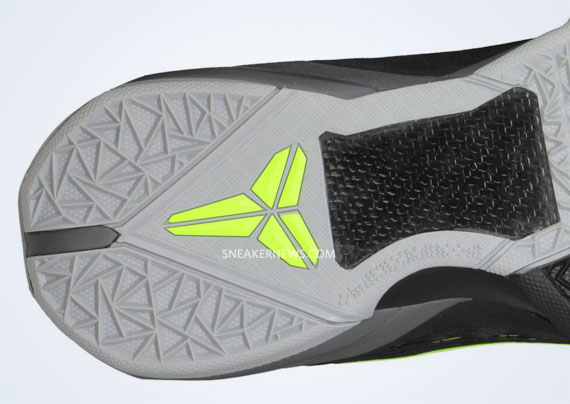 Nike Zoom Kobe Vii Black Neon Grey 8