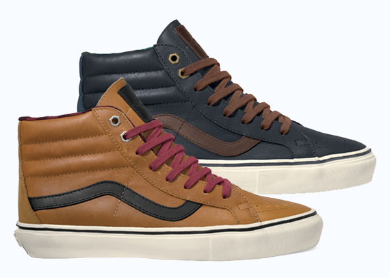 Vans Vault Sk8-Hi LX 'Leather & Flannel' Pack