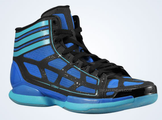 Adidas Crazy Light Black Black Cyan Blue 5