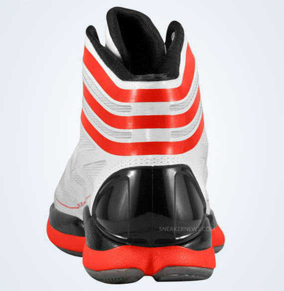 Adidas Crazy Light Black White Red Black 2