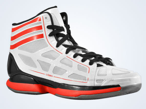 Adidas Crazy Light Black White Red Black 4