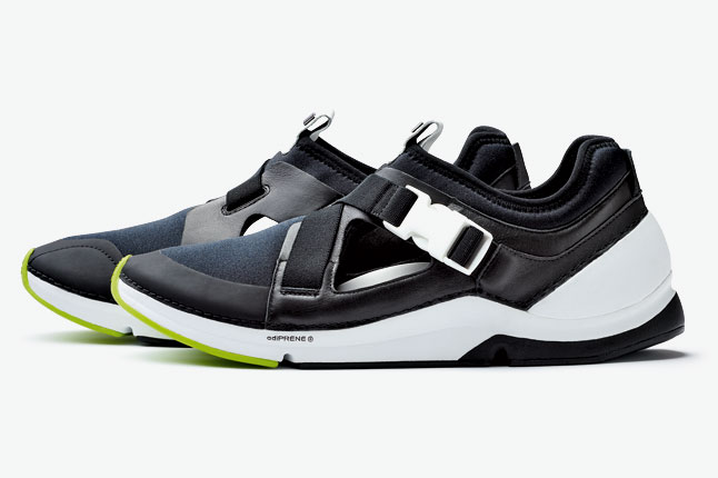 Adidas Slvr Buckle Run Black White Neon 1