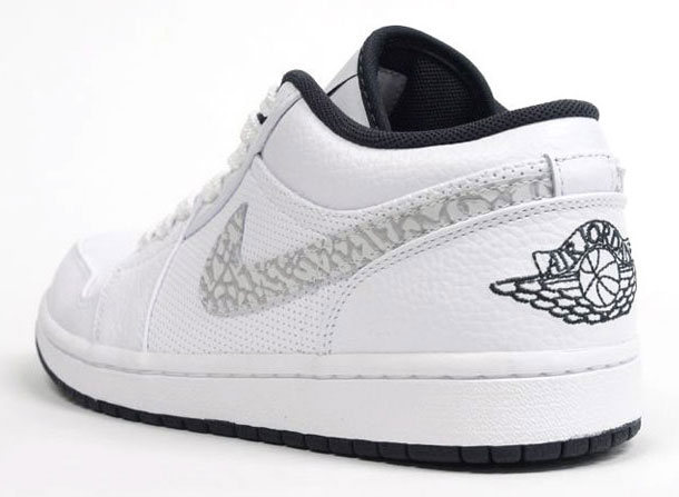 Air Jordan 1 Phat Low White Elephant Swoosh 5