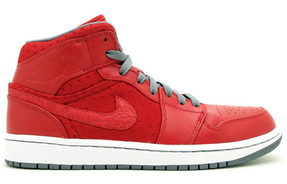 Air Jordan 1 Phat Varsity Red Cool Grey White 2