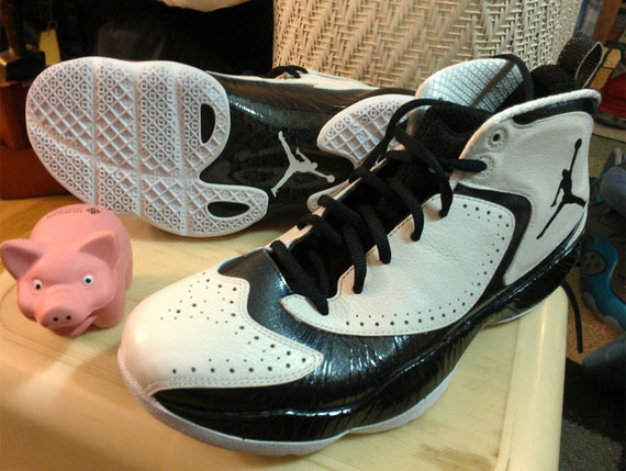 Air Jordan 2012 White Black Sample On Ebay 5