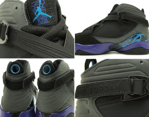 Air Jordan 8.0 - Black - Bright Concord - Aquatone