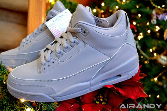 Air Jordan Iii College Grey Sample 3