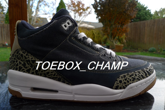 Air Jordan Iii Denim Khaki Samples 2