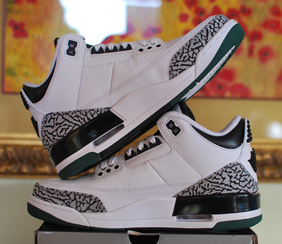 Air Jordan Iii Oregon White Pe Detailed Images 4