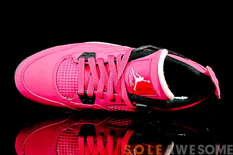 Air Jordan Iv Gs Voltage Cherry Detailed Photos 03