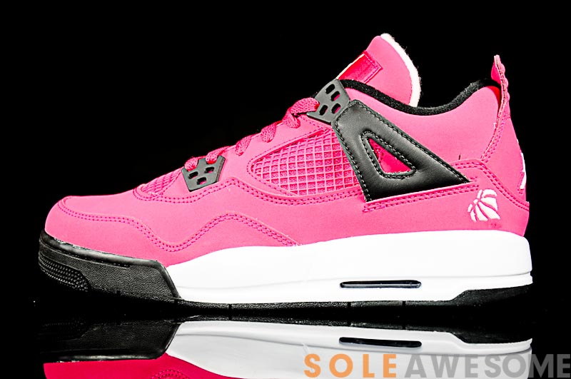 Air Jordan Iv Gs Voltage Cherry Detailed Photos 04