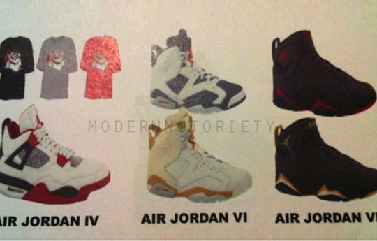 Air Jordan ‘Olympic Pack’ 2012