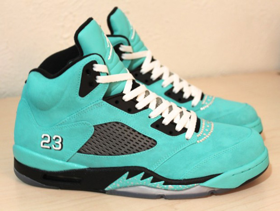 Air Jordan V Tiffany Customs 4