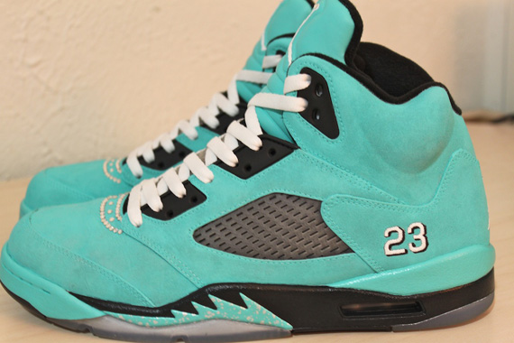 Air Jordan V Tiffany Customs 5