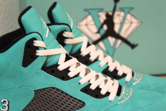 Air Jordan V Tiffany Customs 7