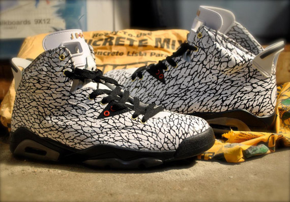 Air Jordan Vi Cement Custom By El Cappy 2