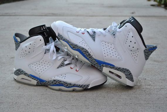 Air Jordan Vi True Blue Customs By El Cappy 2