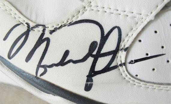 Air Jordan Viii White Black True Red Game Worn Autographed Ebay 3
