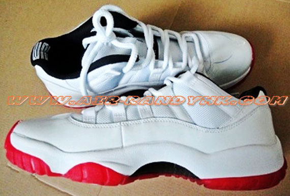 Air Jordan Xi Low White Black Varsity Red Ar 1