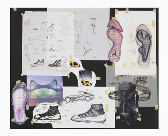 Air Jordan Xi Sketches Tinker Hatfield 5