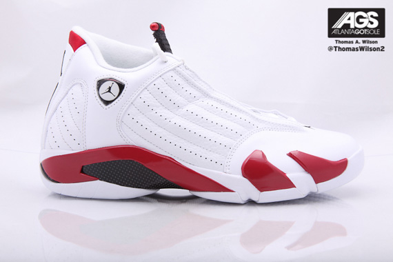 Air Jordan Xiv White Sport Red Ags 6