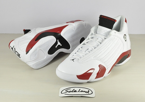 Air Jordan Xiv White Sport Red Black Soleland 4