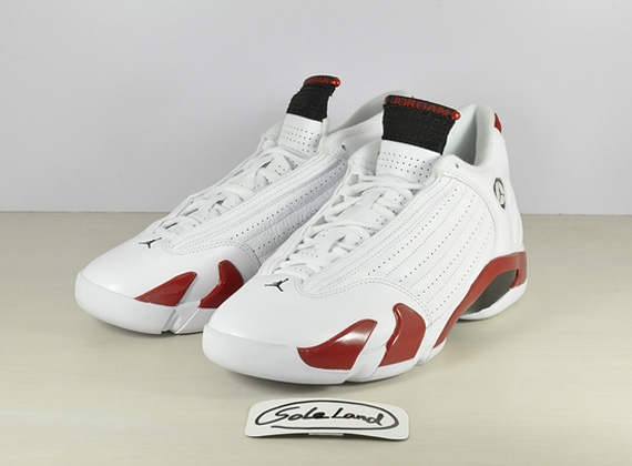 Air Jordan Xiv White Sport Red Black Soleland 5