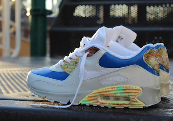 Blue Slide Park Mac Miller Nike Air Max 90 Shoes Frsh Footwear