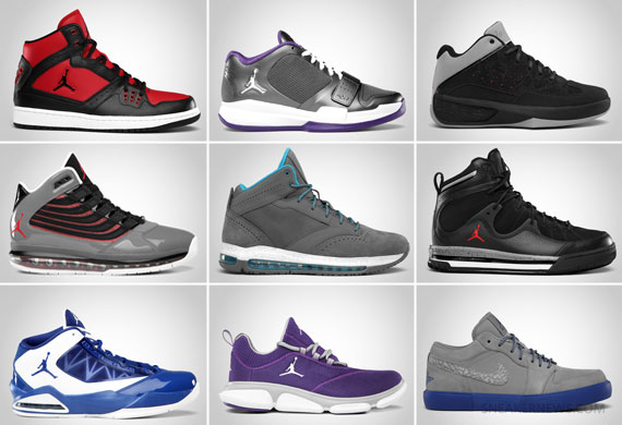 Jordan Brand February 2012 Footwear