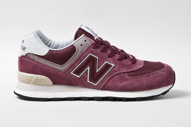 New Balance 574 Classics Burgundy 2