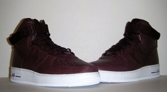 Nike Af1 High Prm Red Lthr 12 4