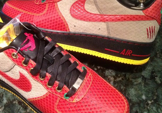 Nike Air Force 1 Bespoke ‘Bruce Lee’ by Shane Victorino