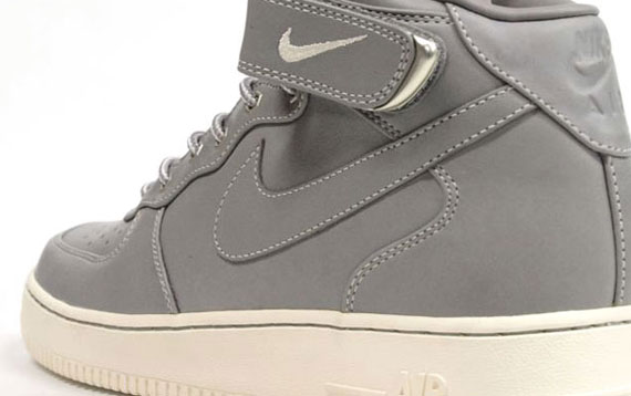 Nike Air Force 1 Mid Premium - Grey - White