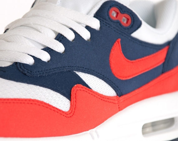 Nike Air Max 1 - Midnight Navy - Action Red - White - Neptune Blue