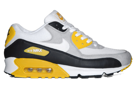 Nike Air Max 90 Grey White Black Maize January 2012 3