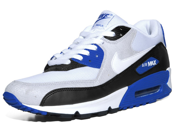 Nike Air Max 90 White Royal Black Grey 1