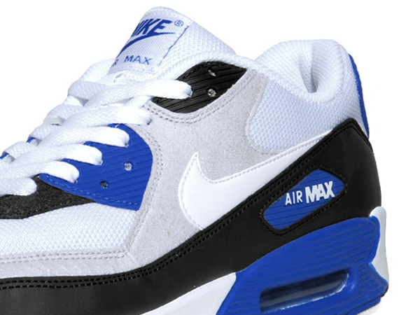 Nike Air Max 90 - White - Grey - Black - Blue