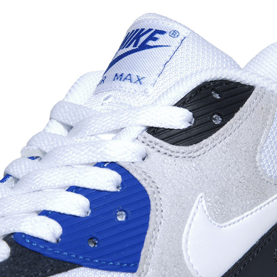 Nike Air Max 90 White Royal Black Grey 3