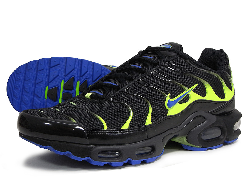 Nike Air Max Plus Black Blue Spark Volt Anthracite