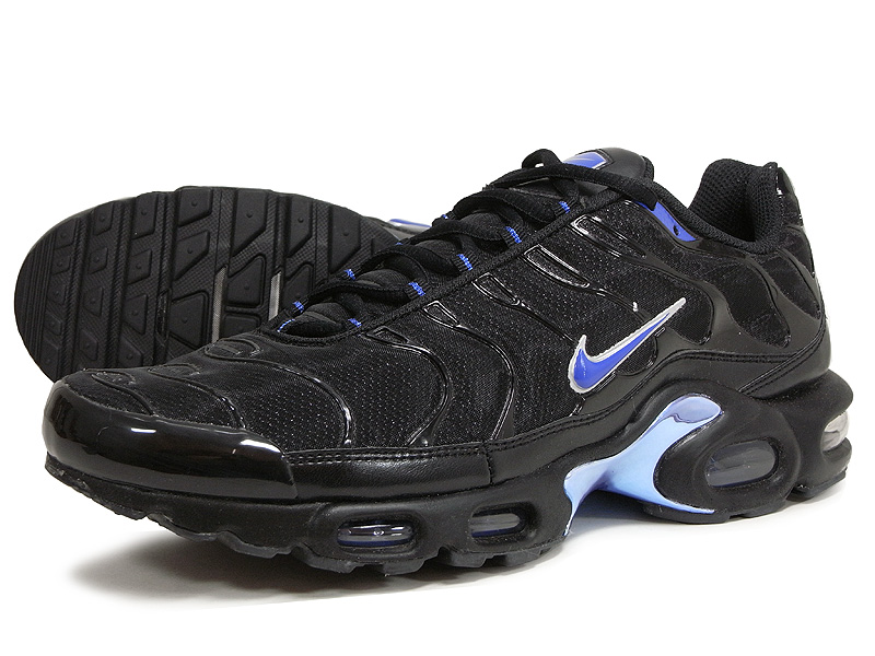 Nike Air Max Plus Black Varsity Royal Metallic Silver