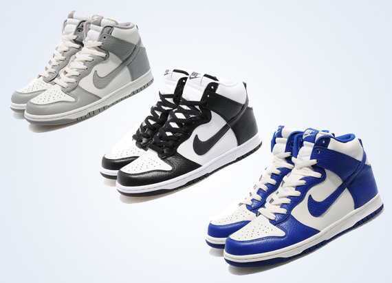 Nike Dunk High - December 2011 Colorways