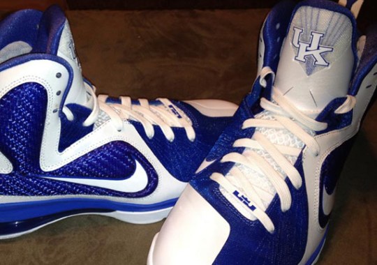 Nike LeBron 9 – Kentucky Home PE