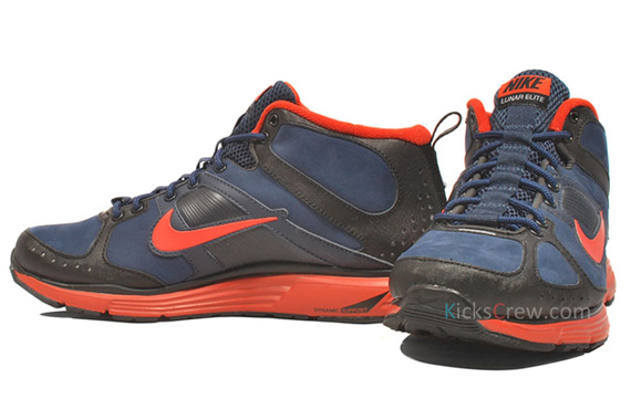 Nike Lunar Elite Trail Mid Midnight Navy Dark Copper Black 3