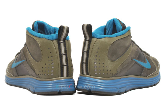 Nike Lunar Elite Trail Mid Sable Green Imperial Blue Iguana 1