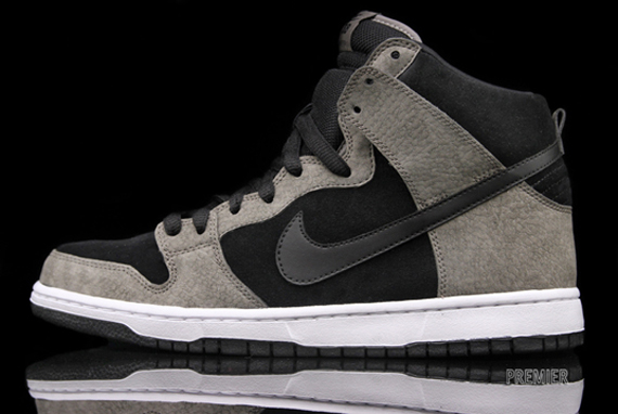 Nike Sb Dunk High Clay Black White 1