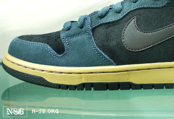 Nike SB Dunk High - Teal - Black - Gold