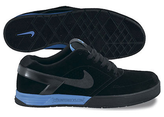 Nike Sb Paul Rodriguez 6 Black Blue Glow